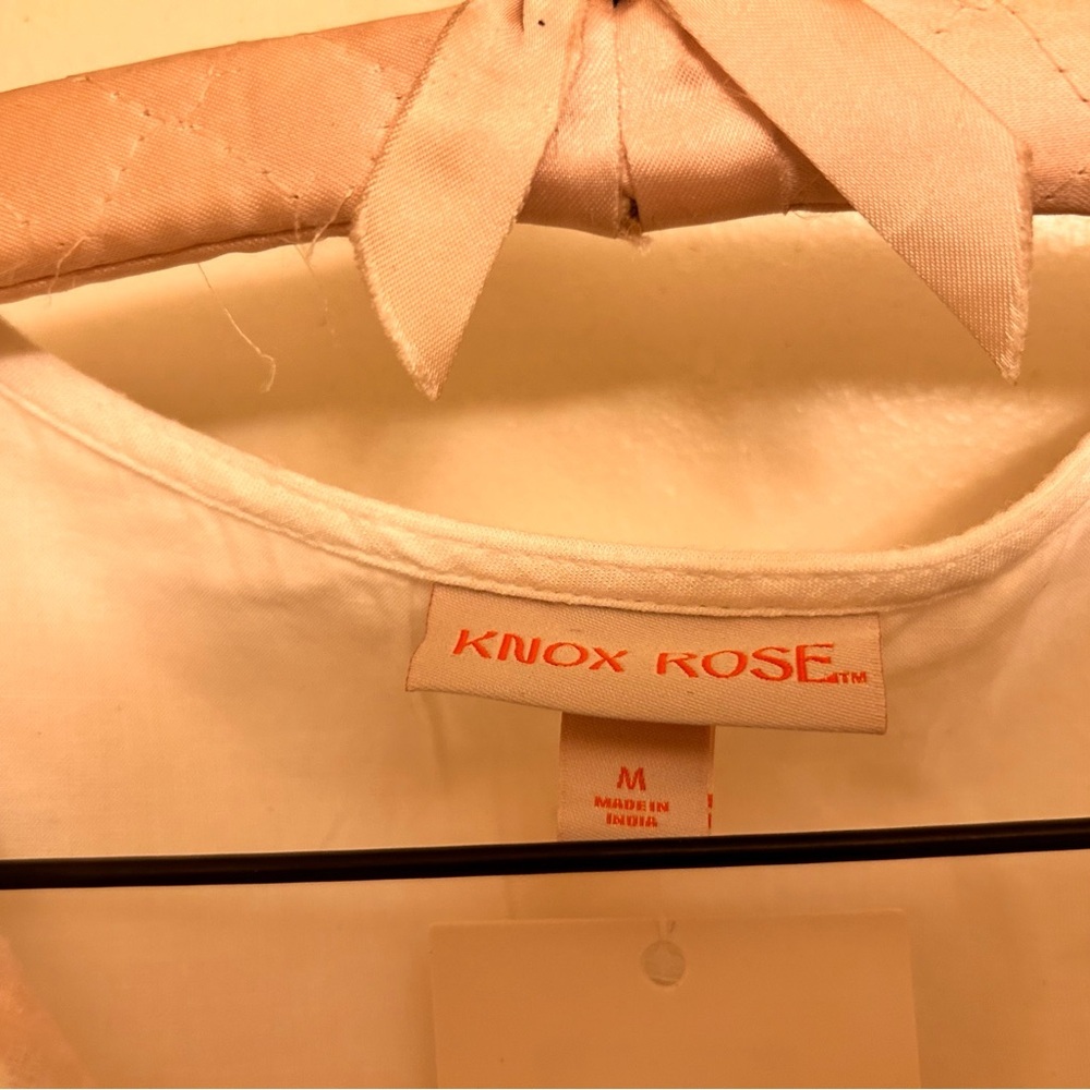 NWT- Knox Rose -Boho Women’s Dress-Size:Medium-White. - Picture 6 of 7